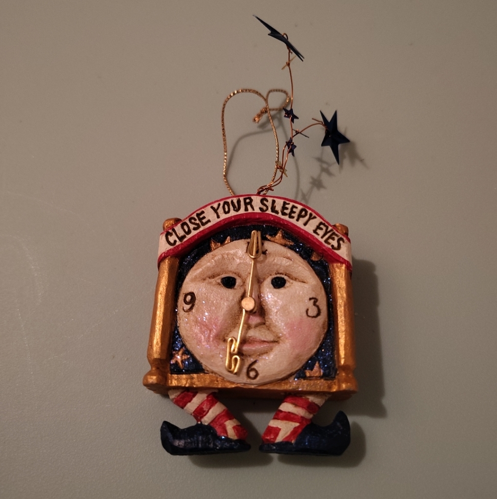 PAM SCHIFFERL "Close Your Sleepy Eyes" Christmas Ornament